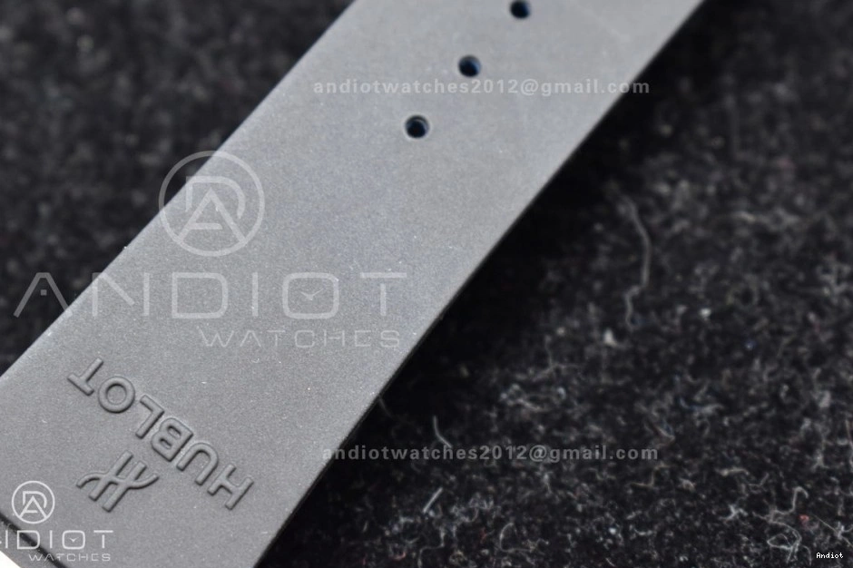 Skeleton A1280 Hublot Unico Blue Bang Titanium ZF on Dial Strap Best Big Blue Edition Rubber 1:1 0321